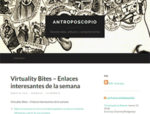 Tablet Screenshot of antroposcopio.com